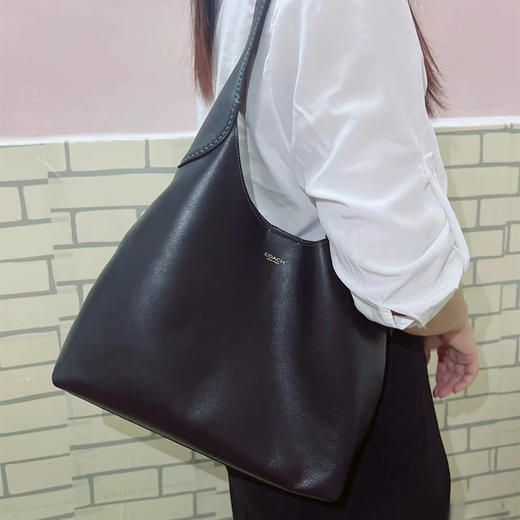 【布鲁克林｜香港直邮】COACH/蔻驰 女士BROOKLYN 28号单肩手提包 低调高级 CU068 清关约7个工作日-w 商品图5