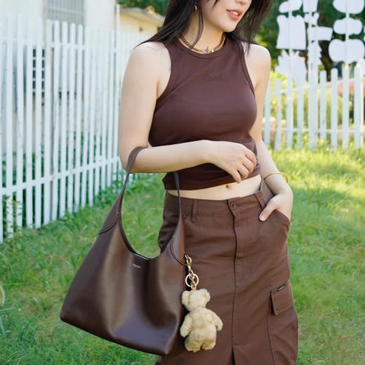 【布鲁克林｜香港直邮】COACH/蔻驰 女士BROOKLYN 28号单肩手提包 低调高级 CU068 清关约7个工作日-w 商品图8