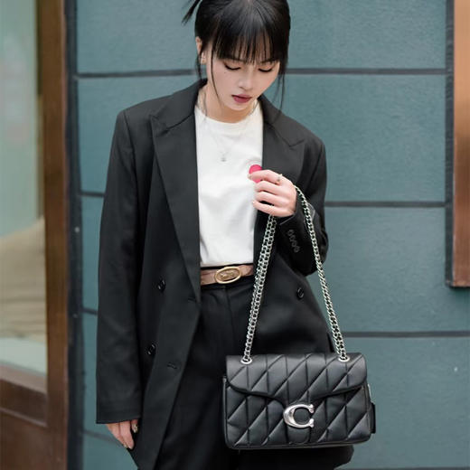 【新品上新 明星同款】COACH/蔻驰 香港直邮 女士菱格纹绗缝 TABBY 26号单肩包斜挎包 CP149/CP150 香港直邮 送礼盒礼袋 清关约7个工作日-w 商品图2