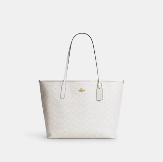 【经典爆款 通勤神器】COACH/蔻驰 City33女士通勤大号老花单肩手提托特包 香港直邮 送礼盒礼袋 清关约7个工作日-w 商品图5