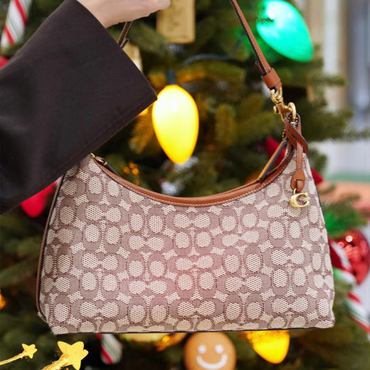 【通勤神器 多背法百搭】COACH/蔻驰 女士JULIET经典单肩斜挎腋下包（尺寸：26.5*14*6.5cm）香港直邮 送礼盒礼袋 清关约7个工作日 -w 商品图3