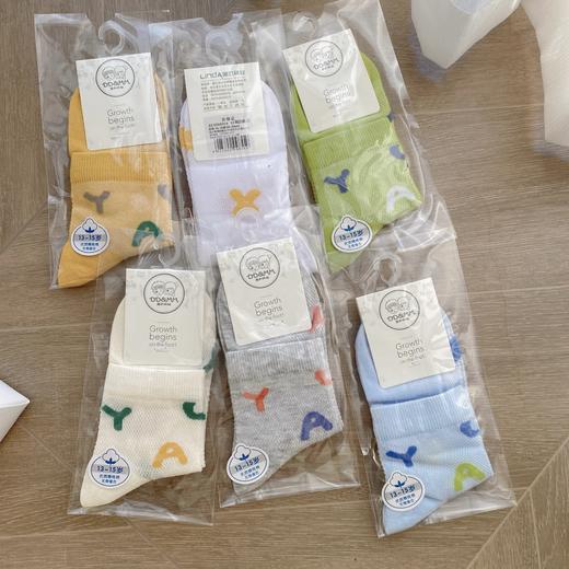 直发【发12双】 无骨缝合+精梳棉，琳达袜业，儿童夏季网眼中筒袜子 商品图6