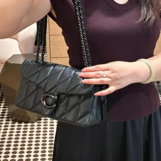 【新品上新 明星同款】COACH/蔻驰 香港直邮 女士菱格纹绗缝 TABBY 26号单肩包斜挎包 CP149/CP150 香港直邮 送礼盒礼袋 清关约7个工作日-w 商品图5