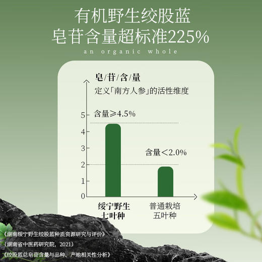神农金康有机绞股蓝150g深山嫩芽尖高山茶 养生茶 商品图8