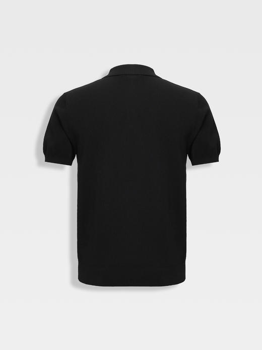 callisto黑色海岛棉透气针织T恤 商品图1