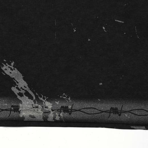 SDSA男装2026新款高贵轻奢潮牌小众设计撞色印花圆领短袖T恤宽松 商品图4