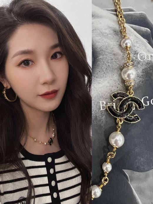 香奈儿 珐琅双c珍珠项链 （XTY） 商品图4