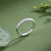 子佩集【璀璨心声】银S925戒指【J03612】时尚时尚半圈钻2602 商品缩略图0
