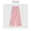 PanYiXiu/潘依绣天丝松弛休闲垂感褶皱松紧腰阔腿休闲裤 M9267 商品缩略图2
