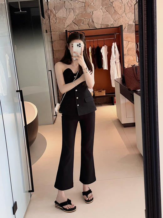 显瘦万搭基本功修腿大师直筒/微喇八分卫裤 商品图3