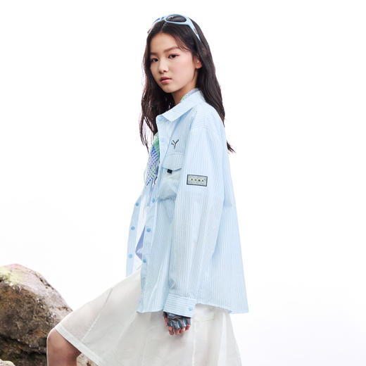 PUMA彪马童装2026夏季新款儿童长袖衬衫轻薄透气休闲时尚 商品图4