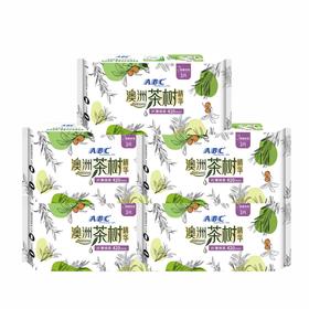 ABC 茶树精华纤薄棉柔系列超长夜用卫生巾420mm3片*5包 MCSCC3P-5B