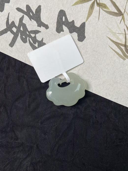【快抱】【于田产和田玉于田料青白玉平安锁】出证书，发货1~5天，48小时鉴赏期 商品图2