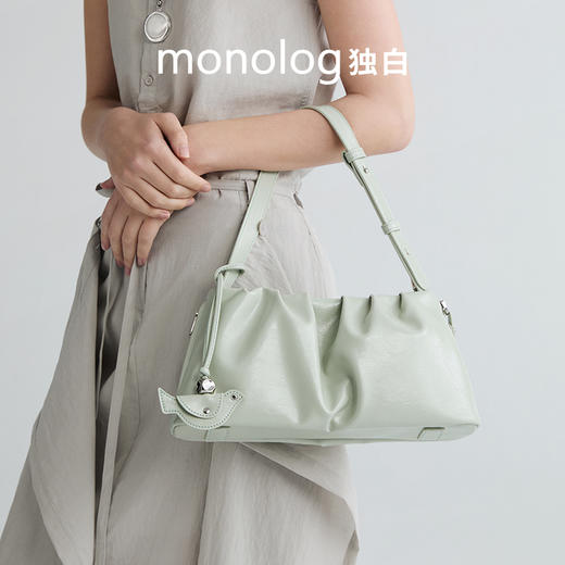 【新品首发】独白X卡拉羊云朵法棍单肩斜挎包日常通勤逛街D4203 商品图3