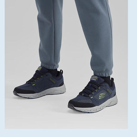 Skechers斯凯奇 男绑带城市户外鞋 51893-NVBK 商品图3