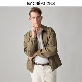 纯棉经典款教练夹克