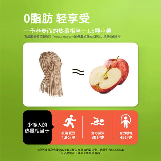 【黑麦荞麦面0脂健身代餐轻食粗粮高膳食非油炸方便面条】三个樱桃黑荞麦拉面80g*15袋 商品图3