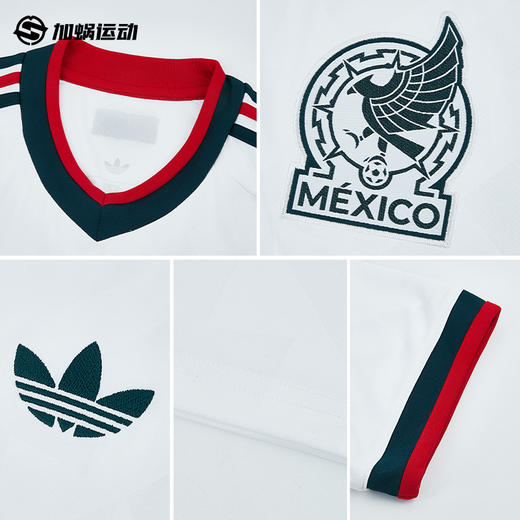 SFS正品 Adidas阿迪达斯2026世界杯墨西哥客场球迷版球衣JZ0736 商品图2