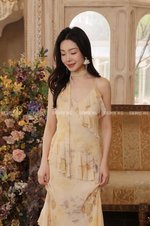 【门店同款】ENJOY夏季繁花照影荷叶边长裙 170497806 商品图11