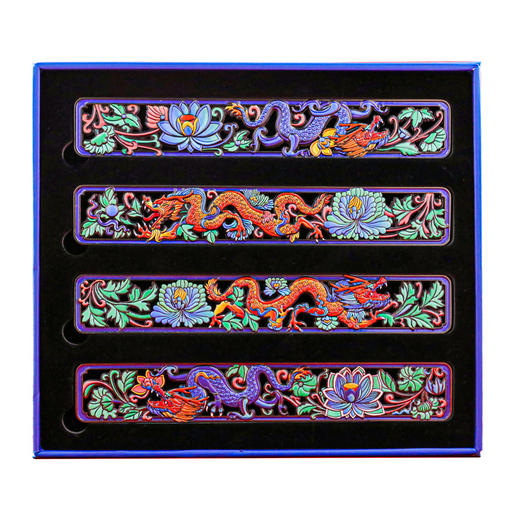 【明代龙纹琉璃浮雕冰箱贴】金属磁吸中国风文创旅游纪念品节日伴手礼 商品图4