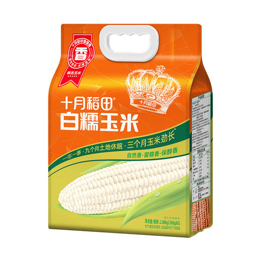 【香甜糯】东北糯玉米棒 |东北粘苞米|可拉丝真空 "1.新玉米！黄糯1.76kg220g*8根 2.新玉米！白糯玉米2.08kg260g*8根" 商品图1