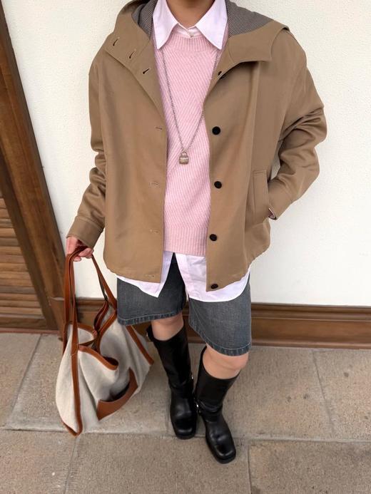 【高品质私服】【IC全棉双面布夹克外套】柔软舒适，正反异色，设计新颖G1703-CC【无标出货 介意慎拍】 商品图7