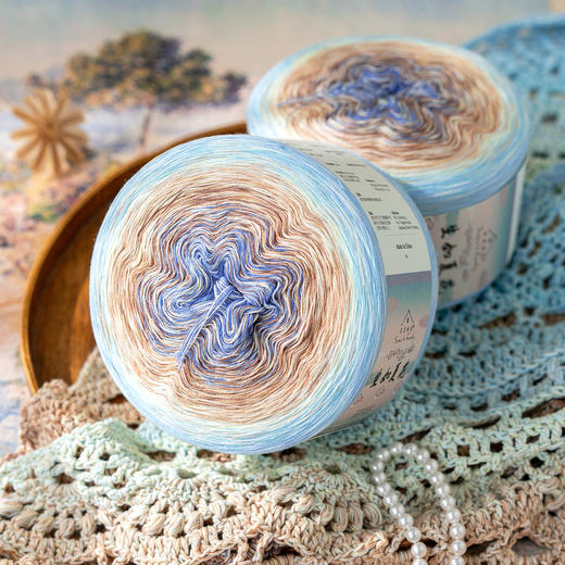 苏苏姐家生如夏花棉线手工钩针棒针编织diy衣服包包毯子毛线团 商品图2