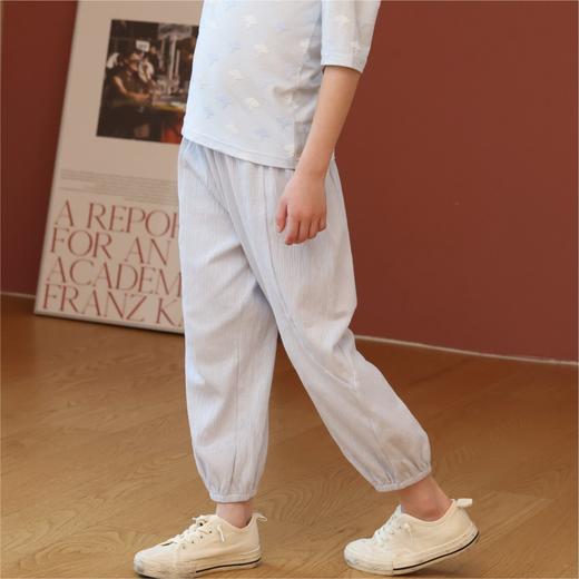 【微立体棉透气】韩国moimoi {防蚊裤} 全棉儿童休闲裤家居裤长裤郊游裤家居服 商品图12