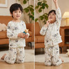 其其宝宝儿童亲子装睡衣宝宝弹力棉纱套装女童春季开衫家居服男童纯棉卡通两件套73-180★娃娃优选 商品缩略图2