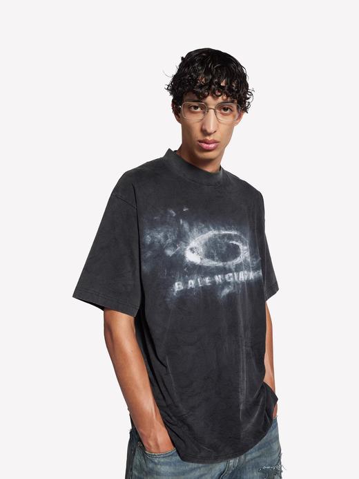 直接封神！！星云印花大tee，复古街头风美式宽松圆领t恤E032660 商品图9