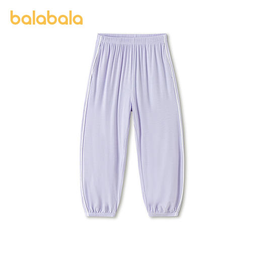 【商场同款】巴拉巴拉儿童裤子男童女童夏季防蚊裤外出休闲裤抗菌 商品图0