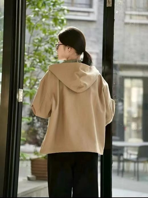 【高品质私服】【IC全棉双面布夹克外套】柔软舒适，正反异色，设计新颖G1703-CC【无标出货 介意慎拍】 商品图1