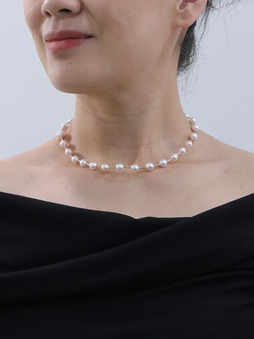 【挚友限定】18k金akoya珍珠项链 7.5-8mm 商品图1