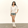Ariseism 美式复古设计感上松下紧短袖T恤女夏季新款上衣 商品缩略图4