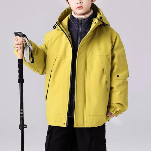 裁缝学苑TS33男女童连帽羽绒服冲锋衣纸样儿童装外套上衣服装打板 商品图5