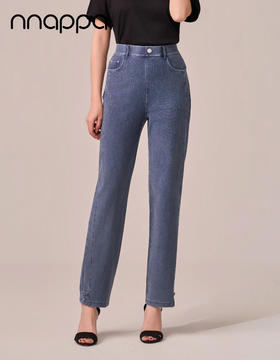 26春夏新款3A抗菌八分简约直筒裤PA29408