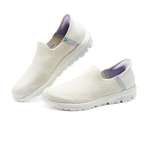 Skechers斯凯奇 女一脚蹬健步鞋 124799-OFWT 商品图0