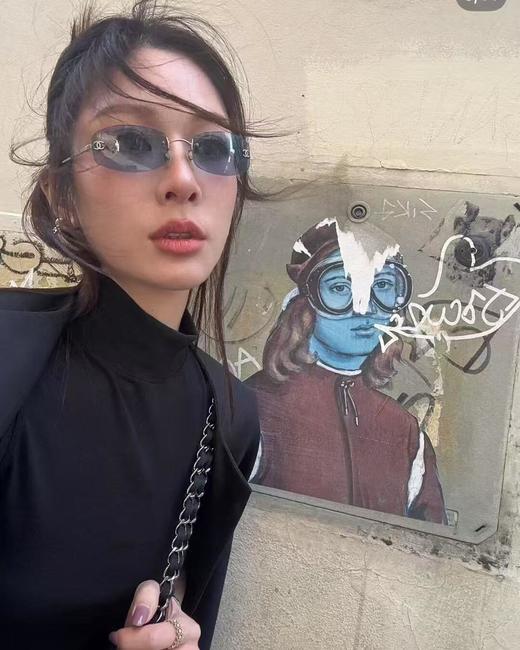 香奈儿 71559经典无框复古墨镜 Jennie同款 商品图12