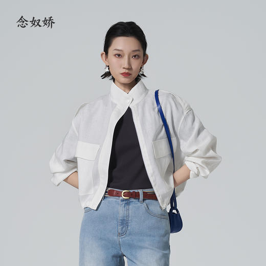 【商场同款】CNJ6312 “ 调温外套 ”  莱赛尔遇见亚麻 是春夏清爽的心动信号 商品图6
