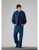 男休闲外套牛仔假两件户外两色棒球服夹克， 假两件风格设计 商品缩略图0