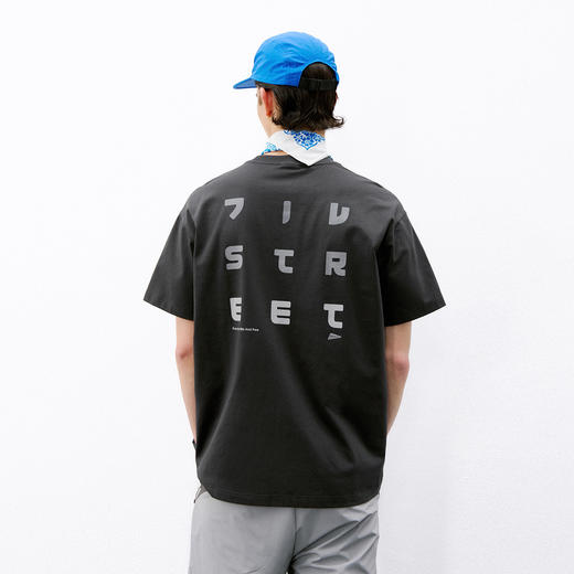 714street索罗娜抗菌速干短袖 2026夏季凉感防晒情侣款印花T恤男 商品图1