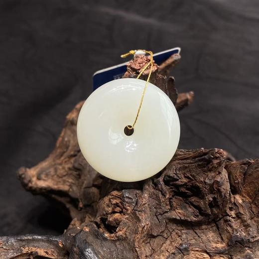 【快抱】【于田产和田玉于田料白玉平安扣27#】出证书，发货1~5天，48小时鉴赏期 商品图3