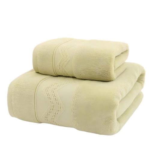 PLOVER啄木鸟 纯棉雕花毛巾套装（2条毛巾+1条浴巾）颜色随机 ZMN-MJ017 商品图0