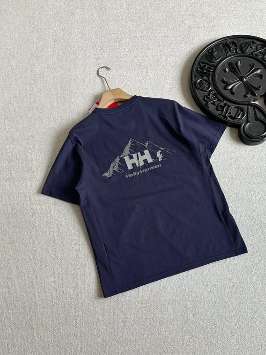 【王一博同款】HELLY HANSEN/HH海丽汉森26夏情侣男女同款纯棉速干抗菌LOGO山脉图案短袖T恤 商品图8
