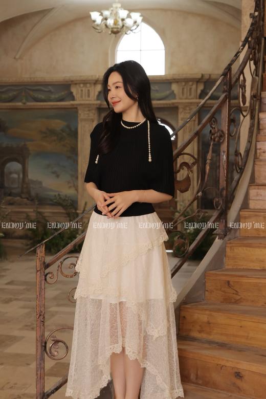 【门店同款】ENJOY夏季不规则蕾丝长半裙 170794114 商品图1