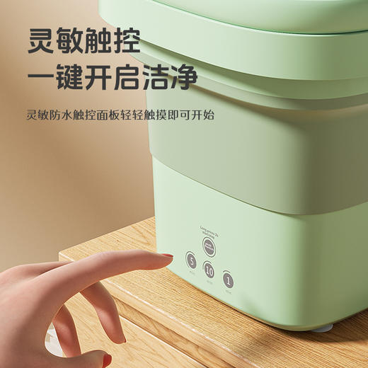 【脱洗两用❗️折叠式内衣裤洗衣机】大容量，内衣、袜子、毛巾等分开洗避免交叉感染，健康加倍！迷你婴儿洗衣学生宿舍家用清洗机 商品图2