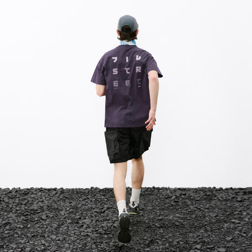 714street索罗娜抗菌速干短袖 2026夏季凉感防晒情侣款印花T恤男 商品图4