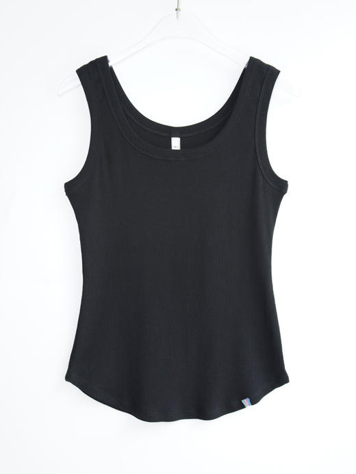 长绒棉真丝羊毛罗纹背心 商品图4