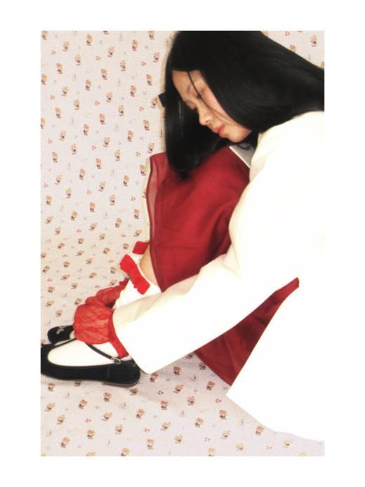 Kaiy Xiao 羊脂玉灵娃娃领真丝廓形外套 商品图3