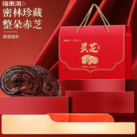 【福东海】灵芝礼盒 300g×2袋 整朵灵芝片可磨灵芝粉泡酒药材礼盒送礼滋补年货